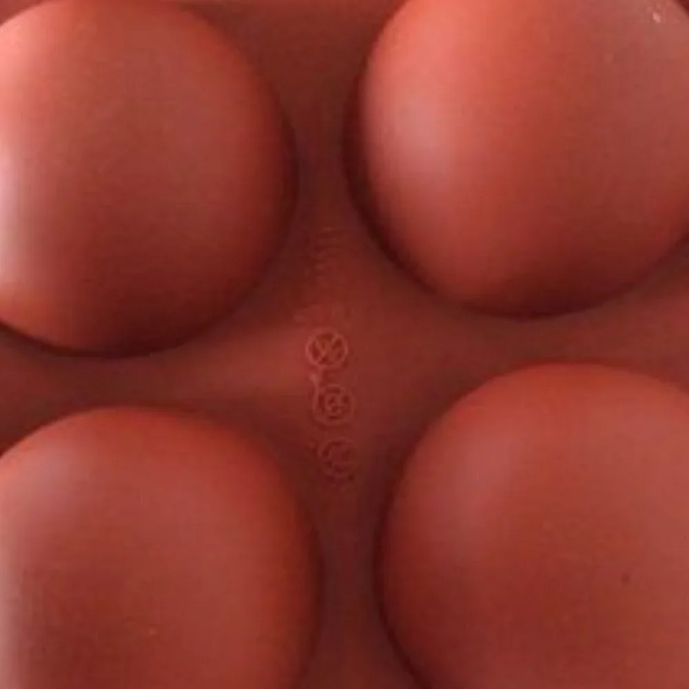 BAKING MOLDS SILICONE SEMI SPHERE  SET OF 4